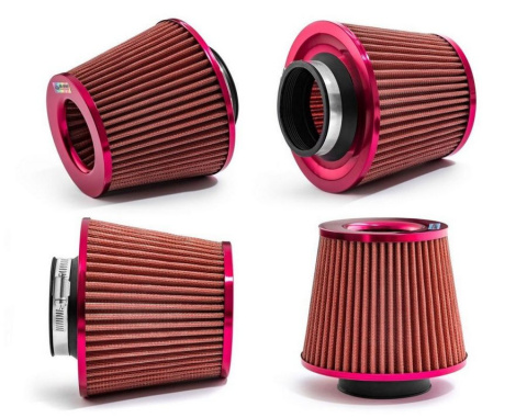 FILTR STOŻKOWY BM Sport do 240KM 60-77mm czerwony FILTR STOŻKOWY BM Sport do 240KM 60-77mm czerwony