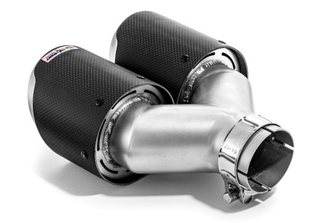 KOŃCÓWKA TŁUMIKA 2x100mm CARBON BM SPORT KOŃCÓWKA TŁUMIKA 2x100mm CARBON BM SPORT