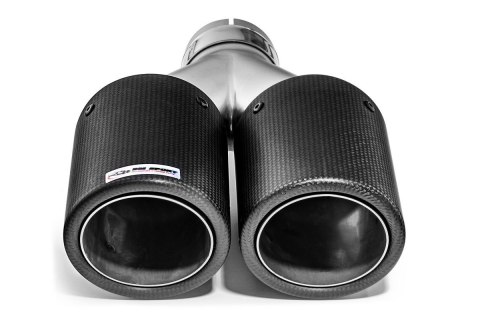KOŃCÓWKA TŁUMIKA 2x101mm CARBON BM SPORT KOŃCÓWKA TŁUMIKA 2x101mm CARBON BM SPORT