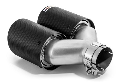 KOŃCÓWKA TŁUMIKA 2x101mm CARBON BM SPORT KOŃCÓWKA TŁUMIKA 2x101mm CARBON BM SPORT