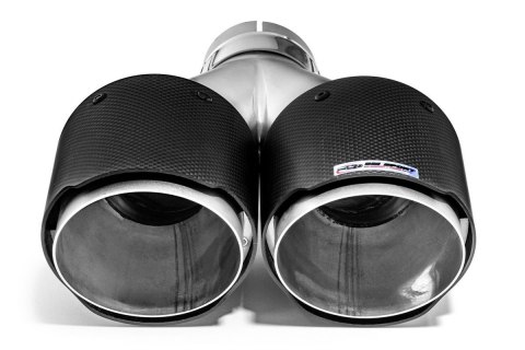 KOŃCÓWKA TŁUMIKA 2x114mm CARBON BM SPORT KOŃCÓWKA TŁUMIKA 2x114mm CARBON BM SPORT