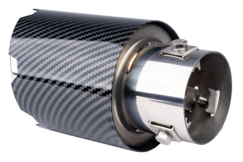 KOŃCÓWKA TŁUMIKA 90mm CARBON BM SPORT KOŃCÓWKA TŁUMIKA 90mm CARBON BM SPORT