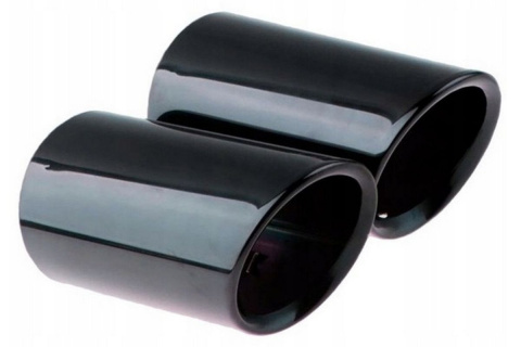 KOŃCÓWKA TŁUMIKA VOLKSWAGEN TSI TFSI TDI montaż 68-72mm BLACK CHROM BM SPORT KOŃCÓWKA TŁUMIKA VOLKSWAGEN TSI TFSI TDI montaż 68-72mm BLACK CHROM BM SPORT