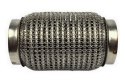 ŁĄCZNIK ELASTYCZNY WYDECHU WZMOCNIONY 57mm 2,25" 15cm nierdzewka BM SPORT