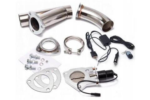 Przepustnica wydechu elektryczna 63,5mm - 2,5" Y-PIPE zestaw pilot + przełącznik BM Sport Przepustnica wydechu elektryczna 63,5mm - 2,5" Y-PIPE zestaw pilot + przełącznik BM Sport